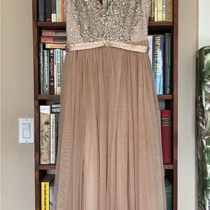 BHLDN Soft Blush Taupe Bridal Lining Dress Panel